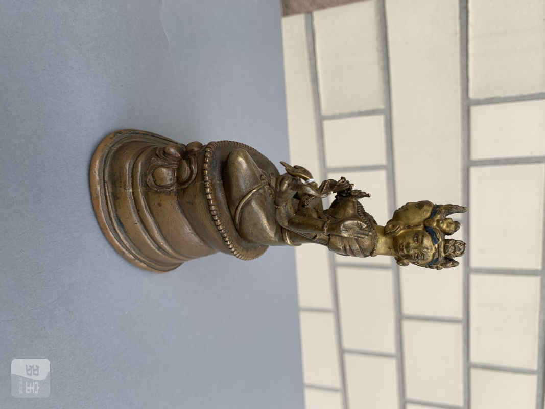 A BRONZE FIGURE OF USHNISHAVIJAYA - 图7